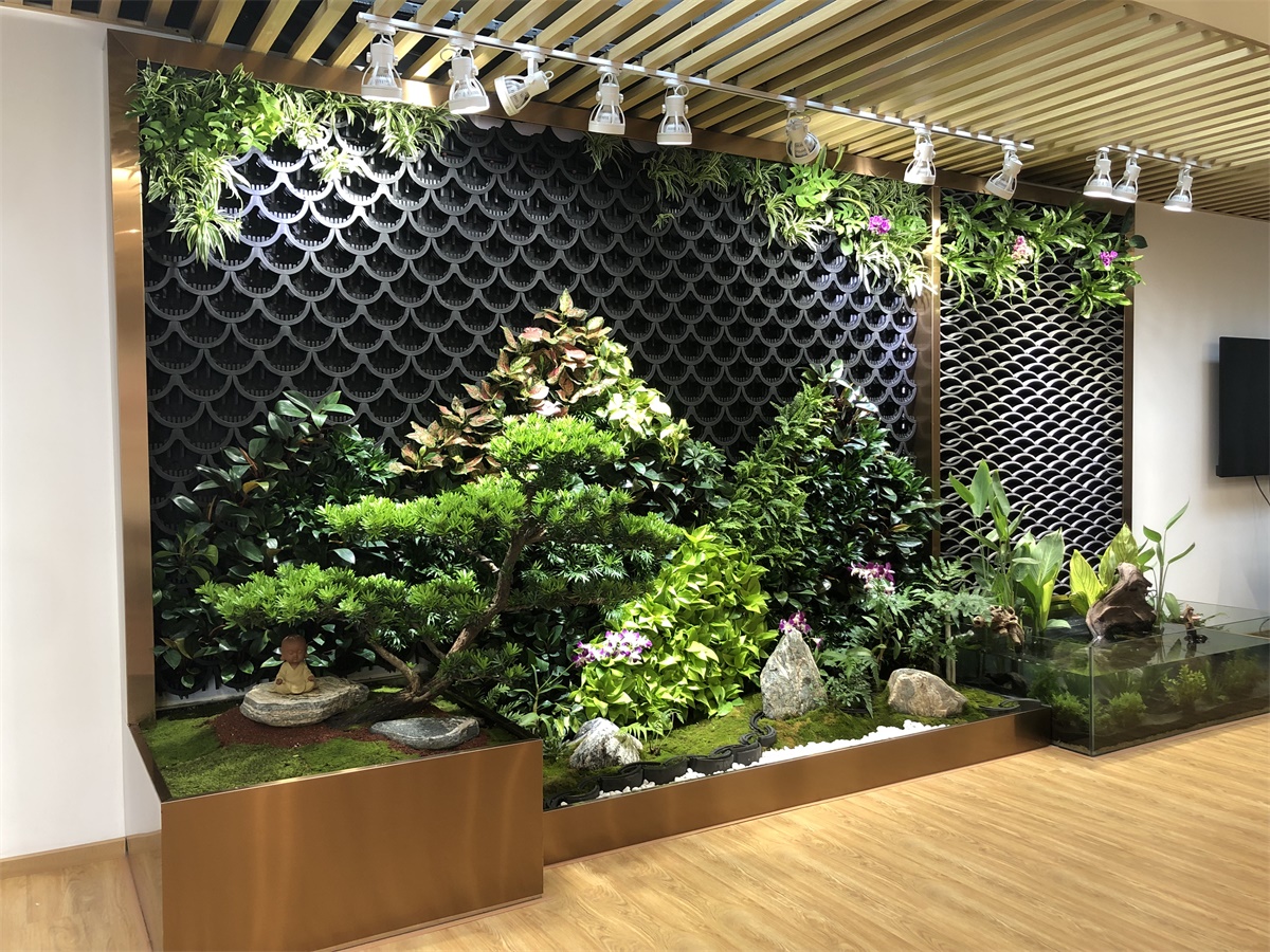 立体绿化-垂直绿化-绿植墙-绿色植物墙-仿真植物墙-武汉绿生霖植物墙